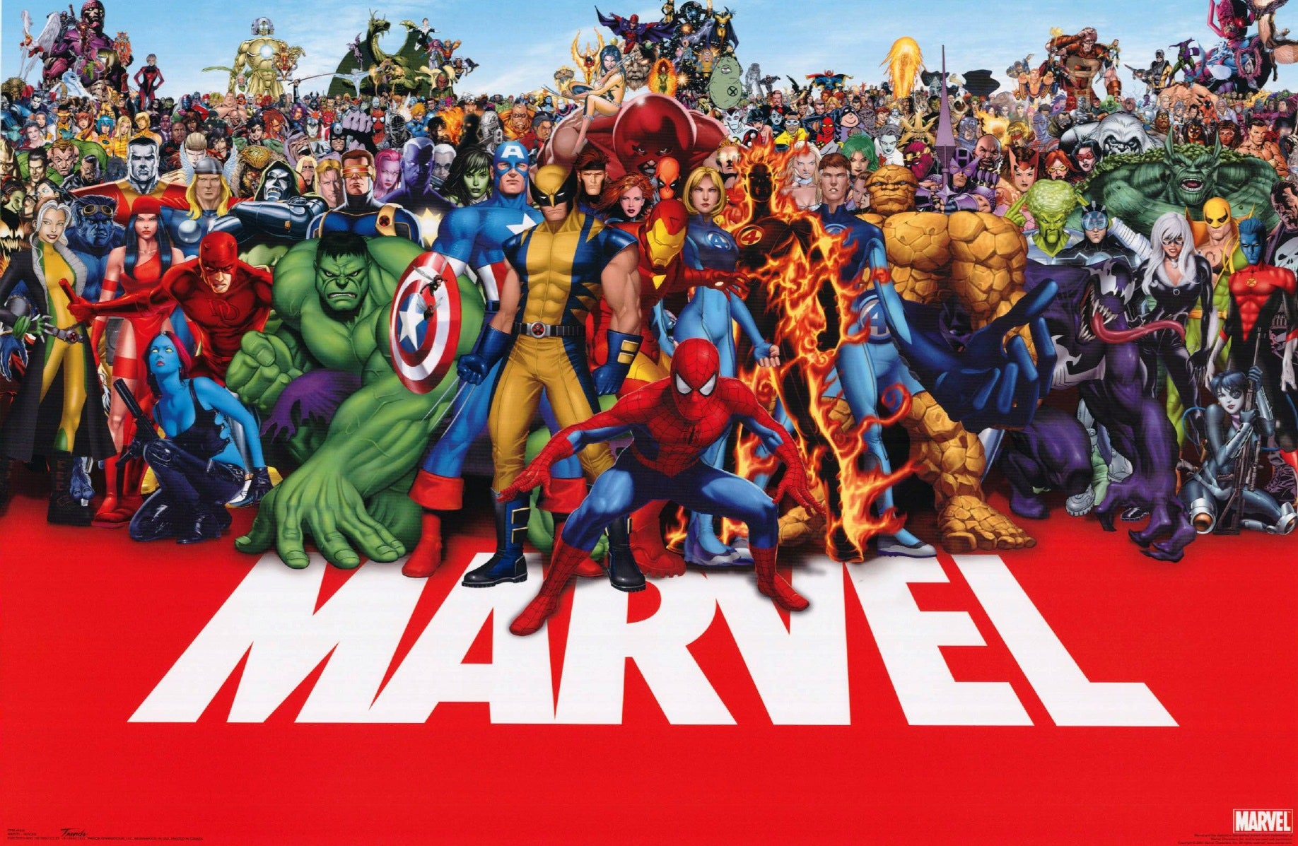 Marvel Heros Motif